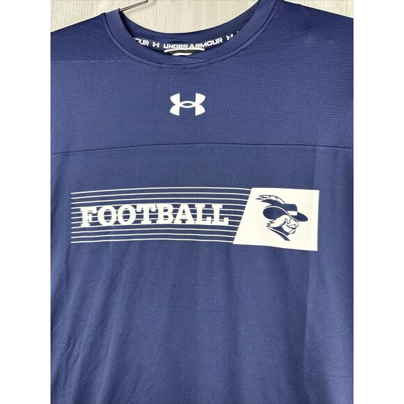 NEW Under Armour La Salle Explorers Navy Short Sleeve Crew Neck T Shirt Large - Picture 3 of 5